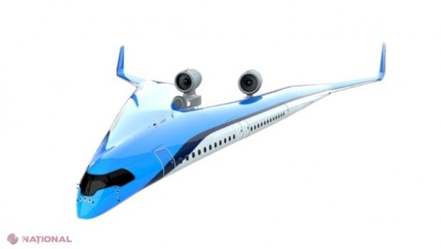 VIDEO // Aeronava eficientă energetic a viitorului, Flying-V, a zburat pentru prima dată